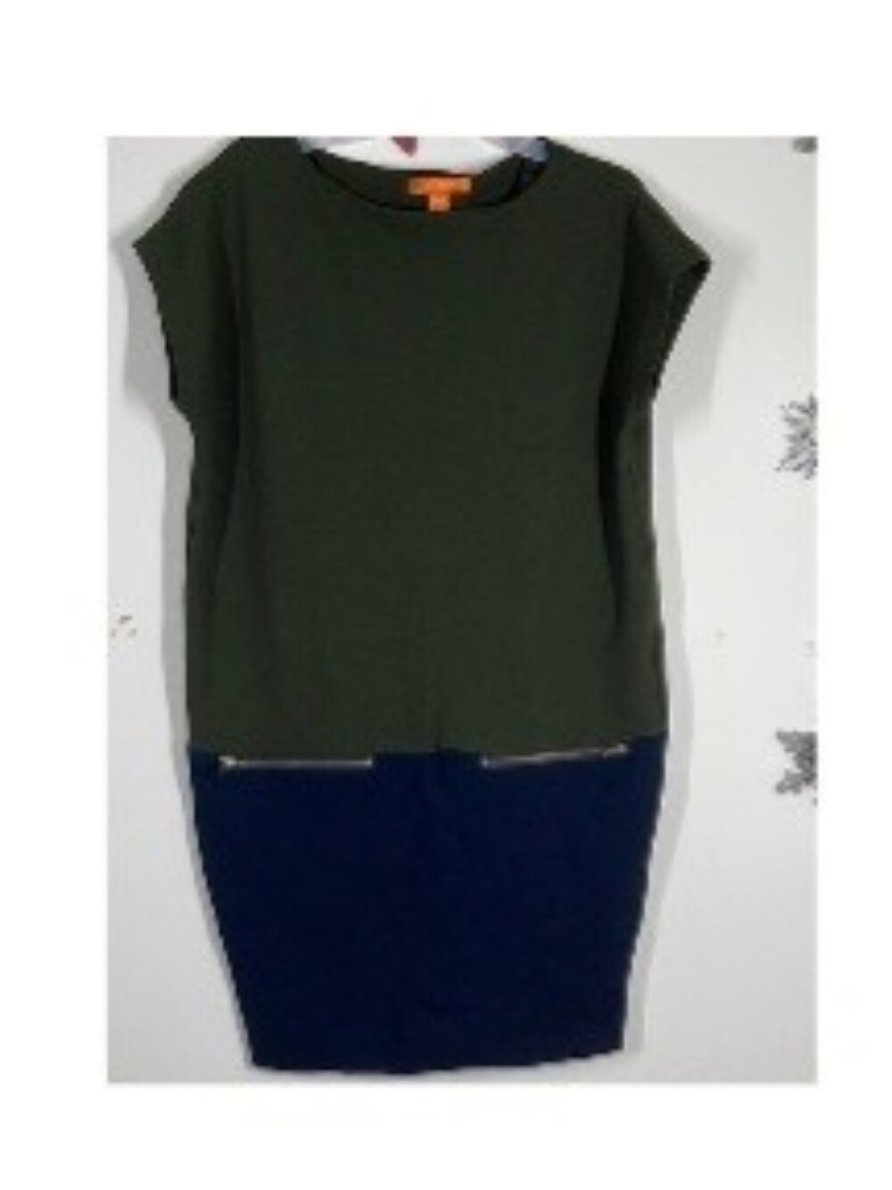 JOE FRESH COLOR BLOCK DRESS XS With Zipper Pockets.